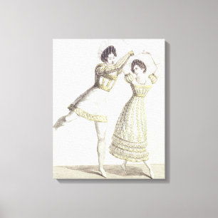 Lienzo Diseño del traje para un ballet