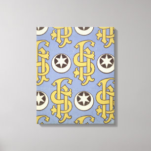 Lienzo Diseño eclesiástico del papel pintado de la