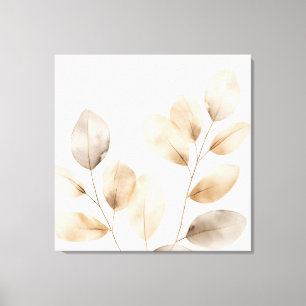 Lienzo Diseño elegante con hojas elegantes