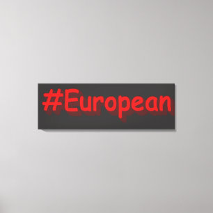 Lienzo Diseño "europeo". ¡Hazte con una en Zazzle