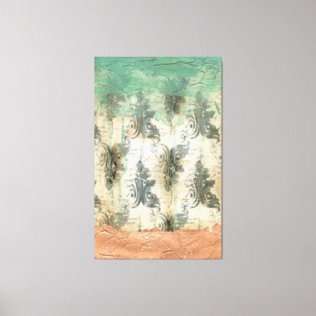 Lienzo Diseño Fleur De Lis moderno (Anverso)