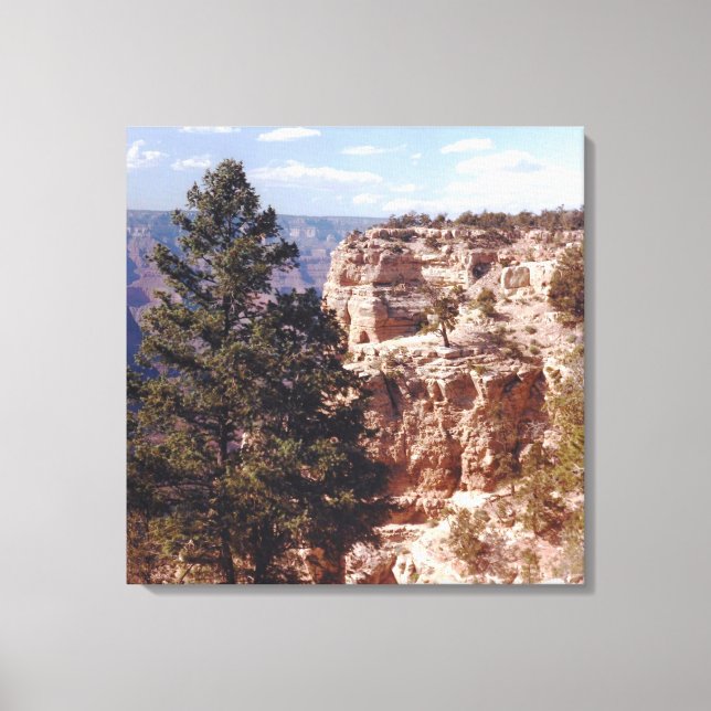 Lienzo Diseño fotográfico del Gran Cañón del Sur Rim Ariz (Anverso)