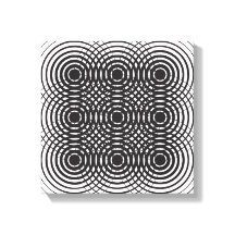 diseño geométrico abstracto en blanco y negro