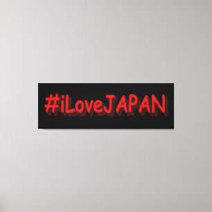 Lienzo Diseño "iLoveJAPAN". ¡Hazte con una en Zazzle