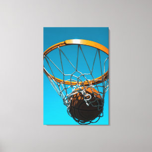 Lienzo Diseño impresionante de baloncesto