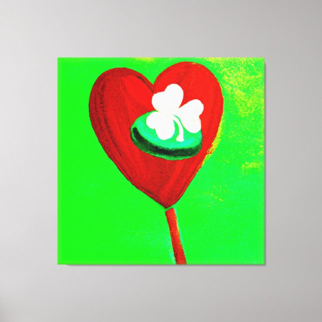 Lienzo Diseño Irlandés De Pintura Cuta. ¡Hazte con una en (Anverso)