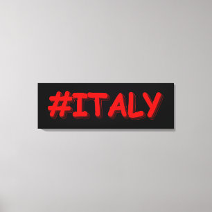 Lienzo Diseño "ITALIA". ¡Hazte con una en Zazzle