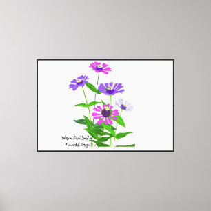 Lienzo Diseño minimalista espiritual floral celestial