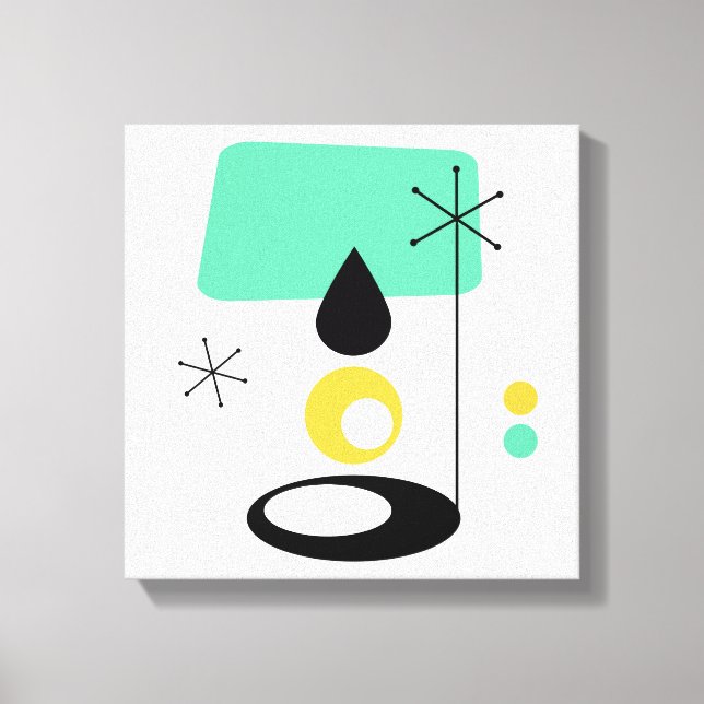 Lienzo diseño moderno de lámparas de mediados de siglo de (Anverso)