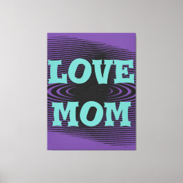 Lienzo Diseño moderno elegante verde claro, negro, violet