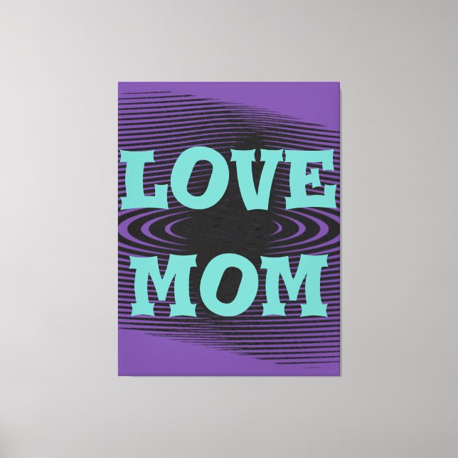 Lienzo Diseño moderno elegante verde claro, negro, violet (Anverso)