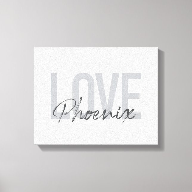 Lienzo Diseño moderno, simple, fresco, urbano Love Phoeni (Anverso)