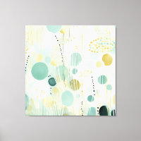 Diseño moderno y abstracto de cal y verde menta