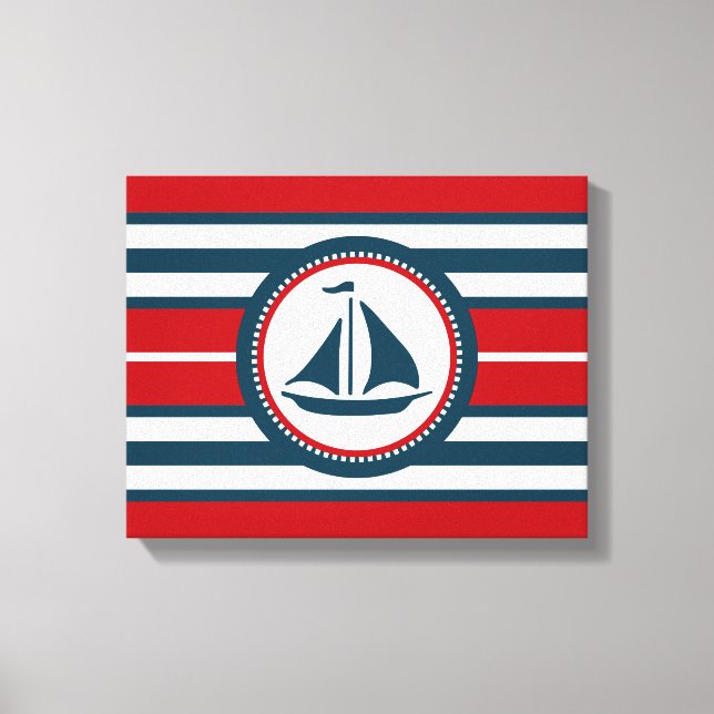 Lienzo Diseño náutico (Anverso)
