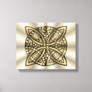 Lienzo Diseño original de Knot Celtic Gold