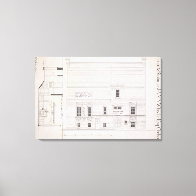 Lienzo Diseño para House & Studio para J.A.M. Whistler Es (Anverso)