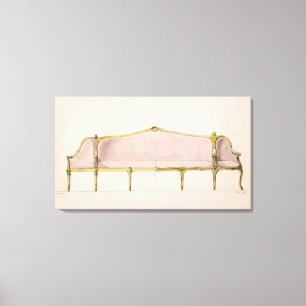 Lienzo Diseño para un Settee
