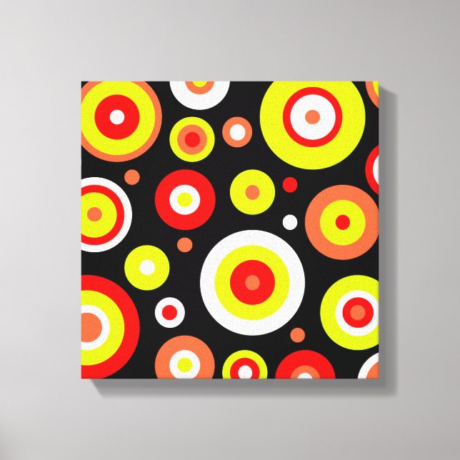 Lienzo Diseño retro (Anverso)