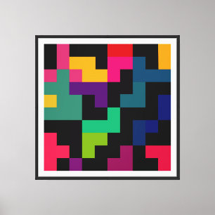 Lienzo Diseño retro elegante