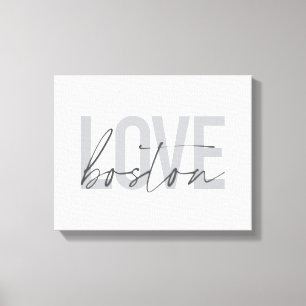 Lienzo Diseño sencillo, fresco, moderno y urbano de Love 