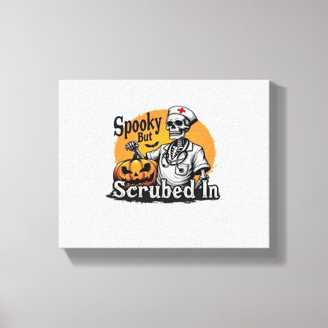 Lienzo Diseño sobredimensionado de camiseta para enfermer (Anverso)