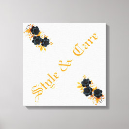 Lienzo Diseño único moderno con estilo floral