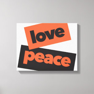 Lienzo Diseño vibrante, audaz, simple, urbano de Love Pea