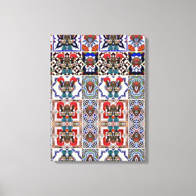 Lienzo Diseños de Portugal (Anverso)