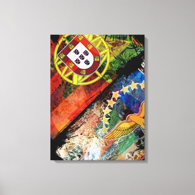 Lienzo Diseños de Portugal (Anverso)
