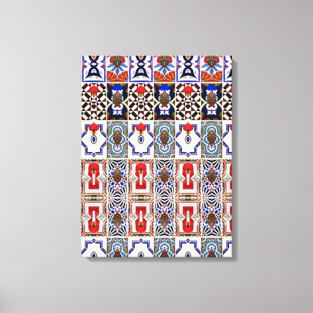 Lienzo Diseños de Portugal (Anverso)