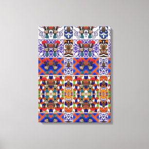 Lienzo Diseños de Portugal
