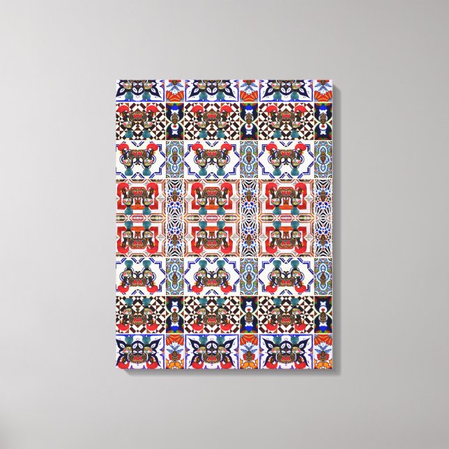 Lienzo Diseños de Portugal (Anverso)