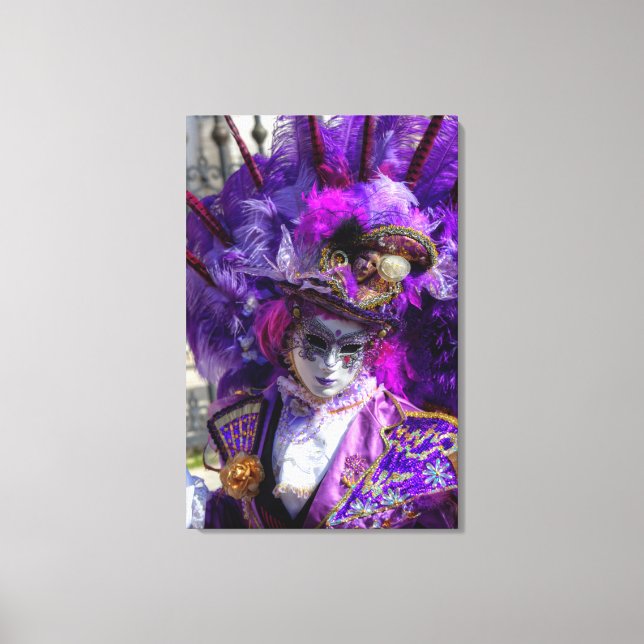 Lienzo disfraz de Carnaval, Venecia (Anverso)