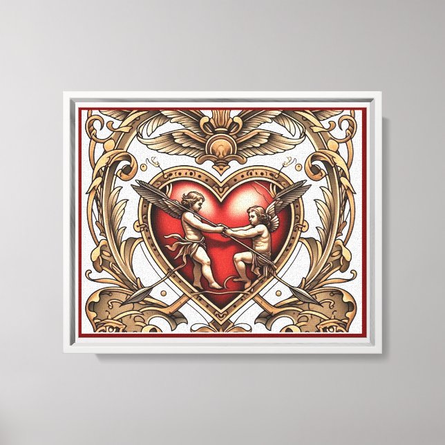 Lienzo "Disparo de Corazón Valiente" (Anverso)