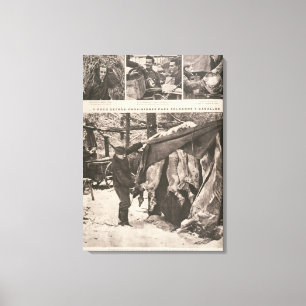 Lienzo Disposiciones para los soldados y las tropas en