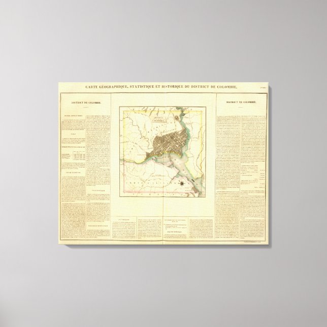 Lienzo Distrito de Columbia (Anverso)