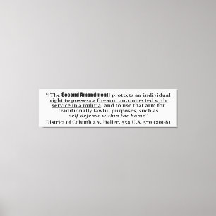 Lienzo Distrito de Columbia v Heller, 554 U.S. 570 2008