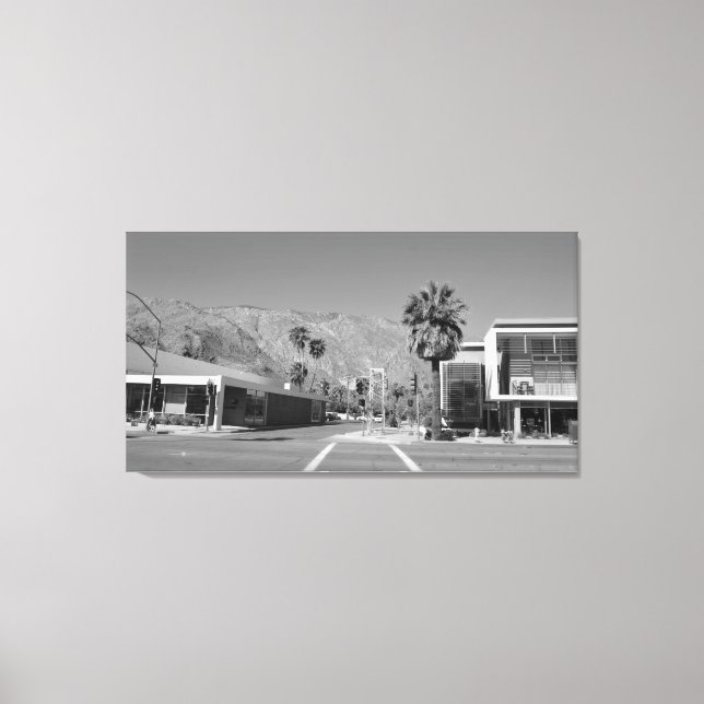 Lienzo Distrito de diseño de Palm Springs Uptown de 45" x (Anverso)