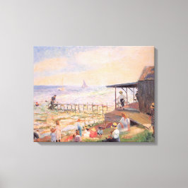 Lienzo Diversión de verano en la playa