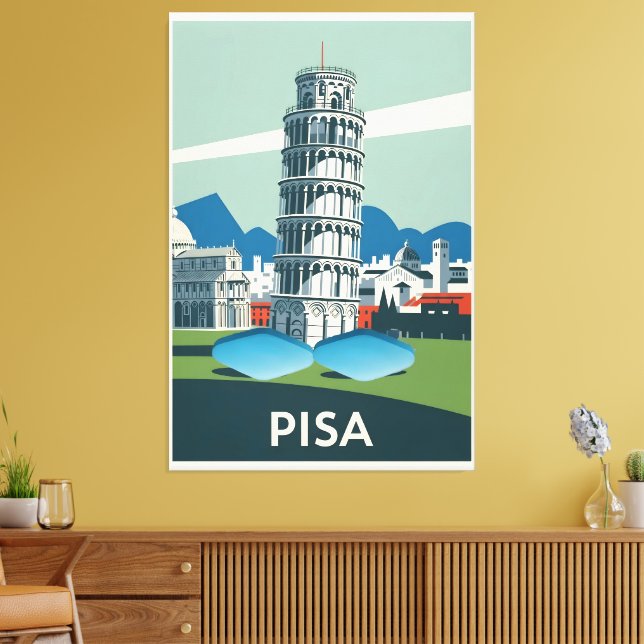 Lienzo Divertido estilo WPA parques nacionales (Insitu (Sala de estar))