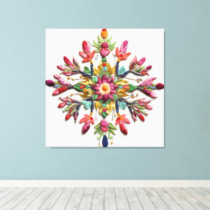 Lienzo Divina energía floral femenina un regalo de bellez