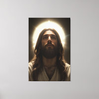 Divina Mirada: Cristo en Luz Dorada