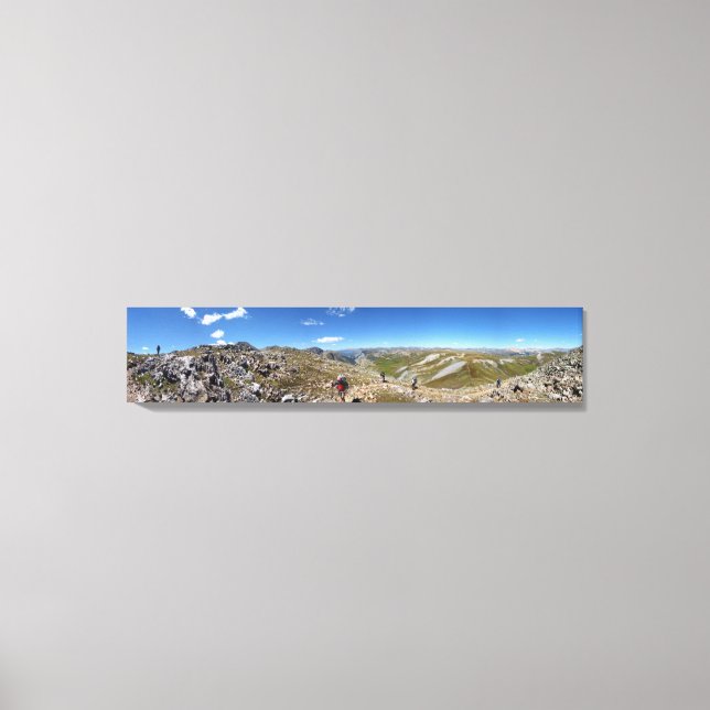 Lienzo División continental Weminuche Wilderness Colorado (Anverso)