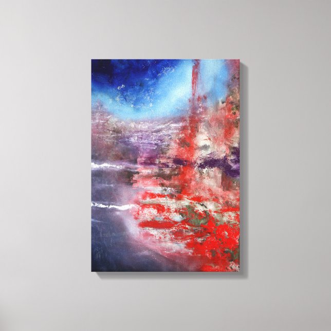 Lienzo División De Caos Y Miedo (Anverso)