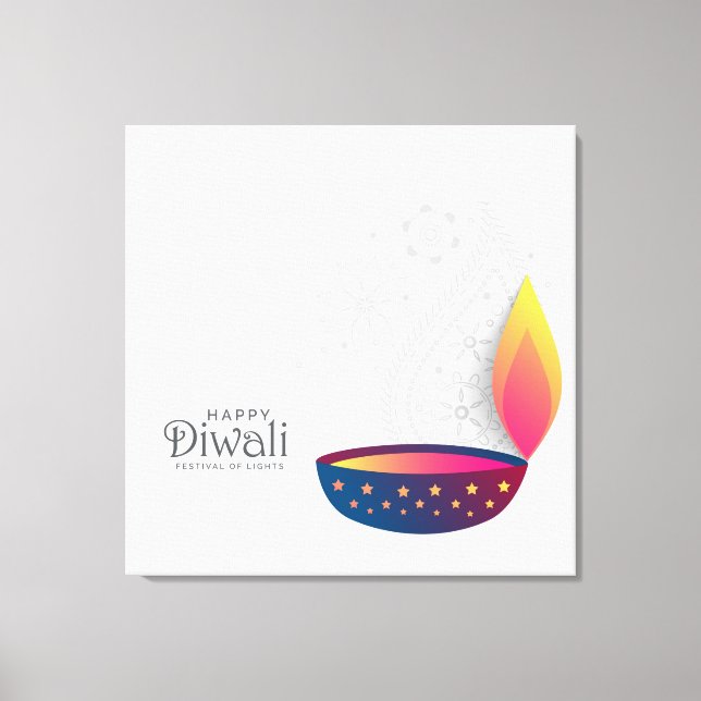 Lienzo Diwali (Anverso)