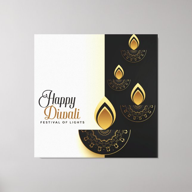 Lienzo Diwali (Anverso)