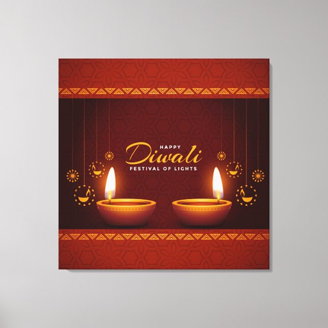 Lienzo Diwali (Anverso)