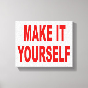 Lienzo DIY crean sus propias ilustraciones envueltas de