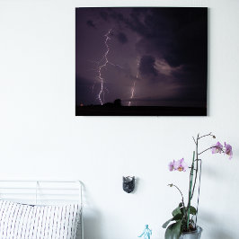 Lienzo Doble Rayo Ataque En El Noroeste De Kansas