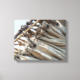 Lienzo Dobleces de la vela